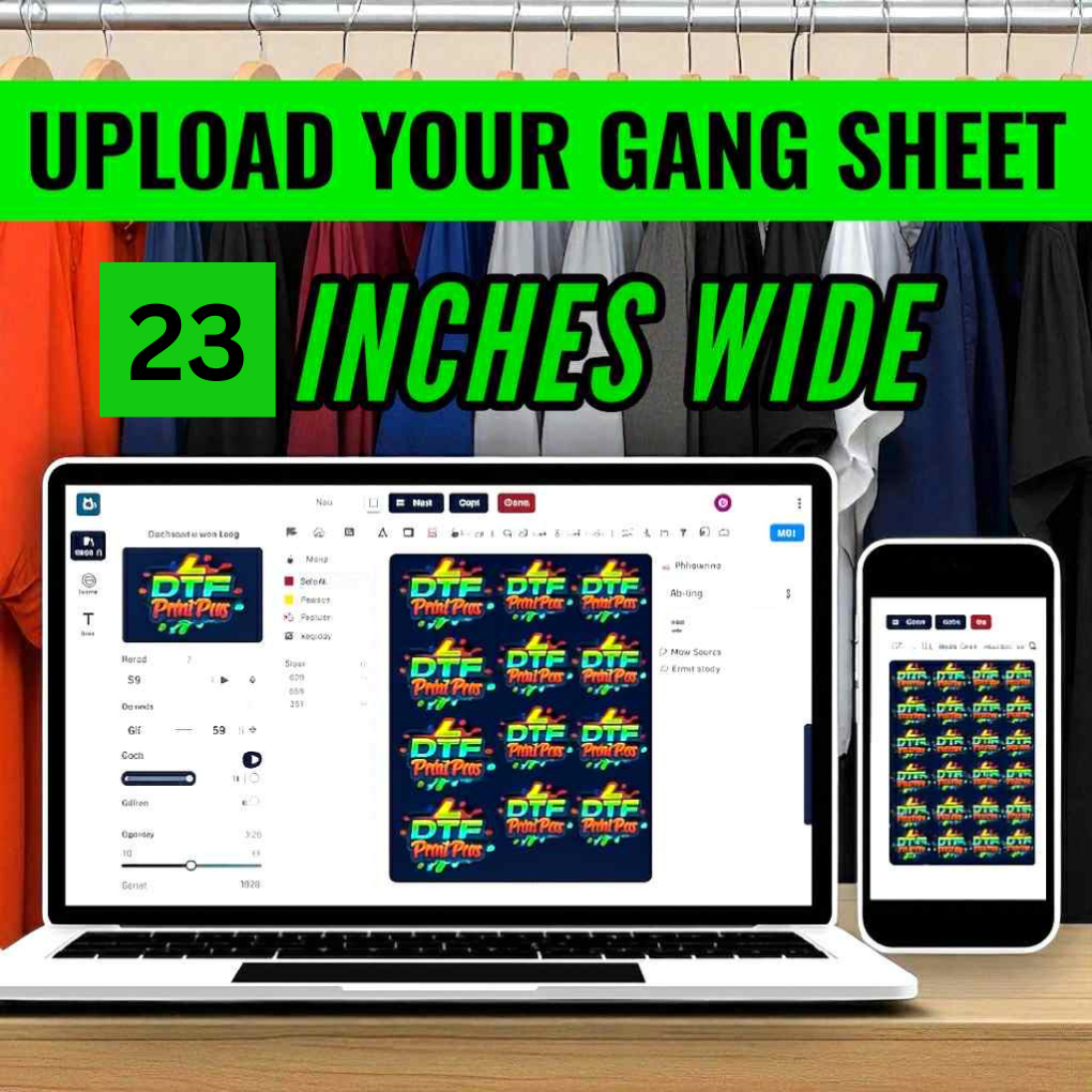 Upload Your DTF Gang Sheet
