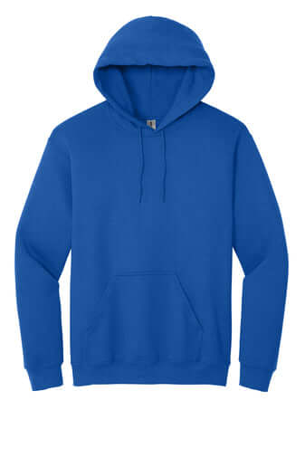 Custom blue hoodie for stylish and comfortable wear, ideal for DTF printing in Texas.