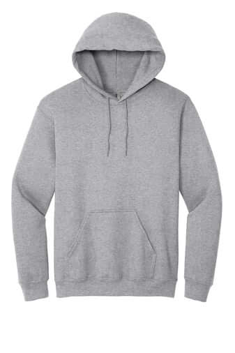 Gray custom hoodie for printing, showcasing style, comfort, and versatility for various occasions.
