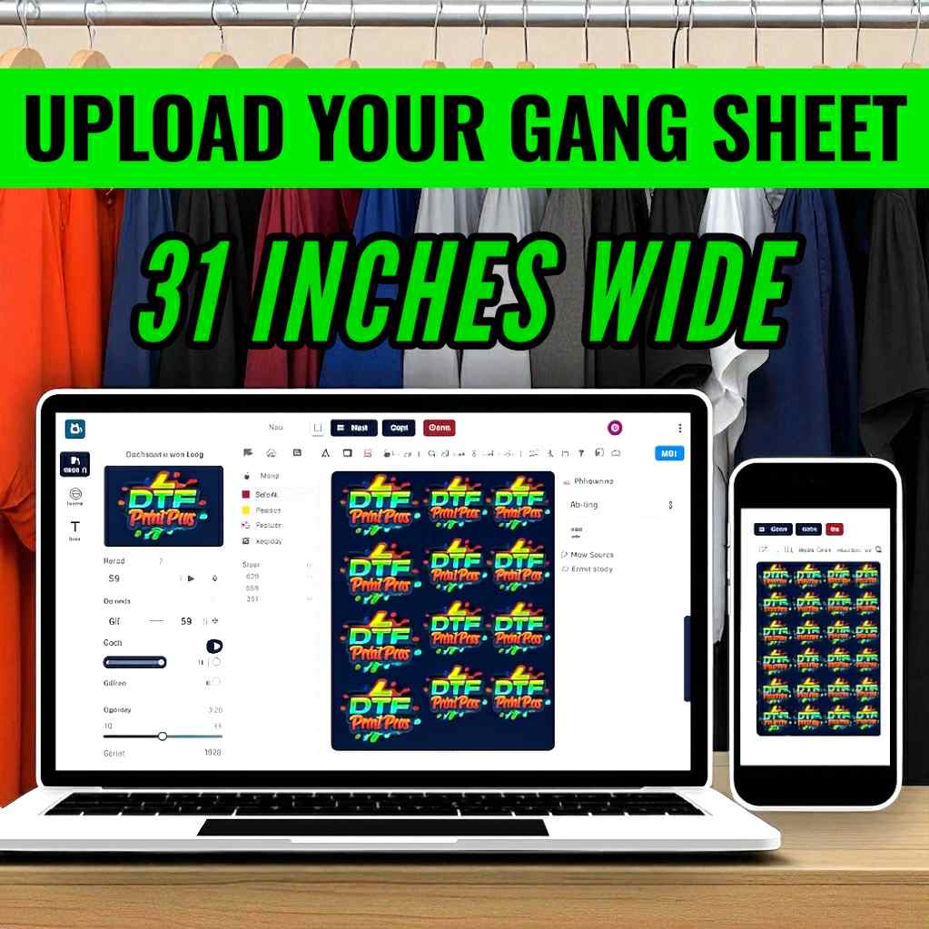 Upload Your DTF Gang Sheet