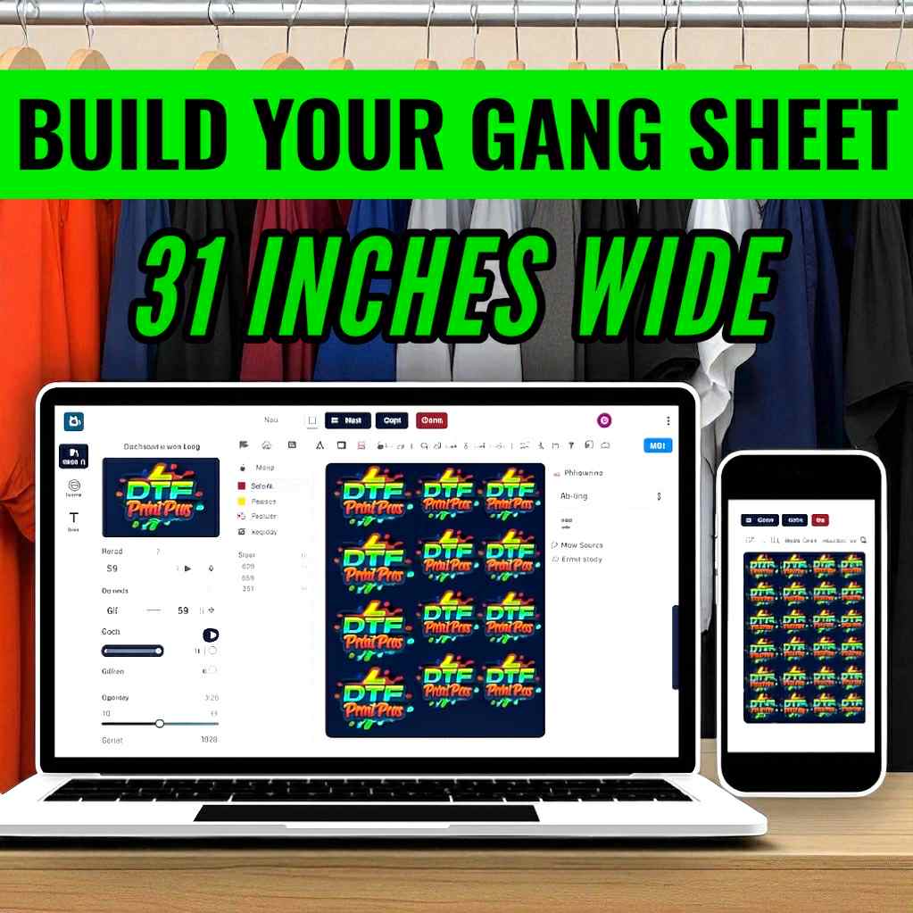 Build Your DTF Gang Sheet