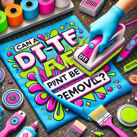 Can a DTF print be removed?