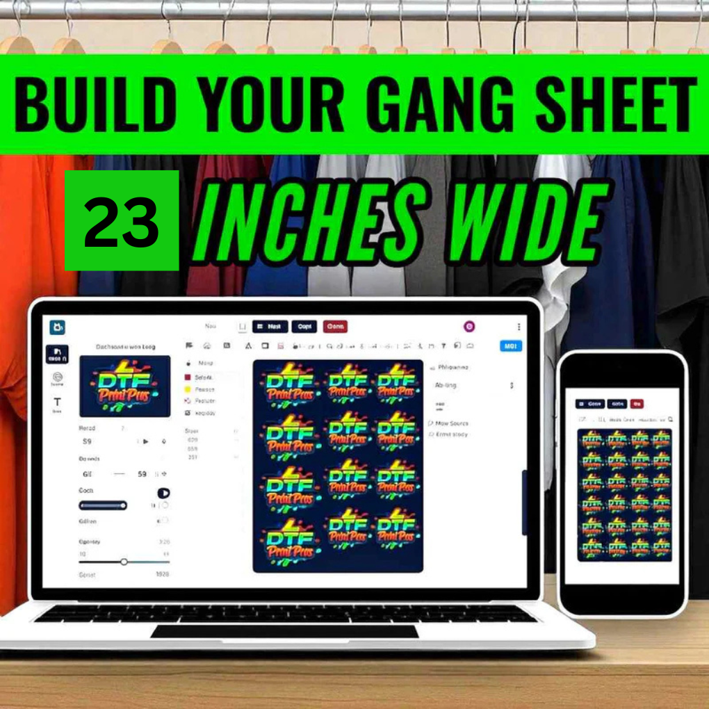 Build Your DTF Gang Sheet